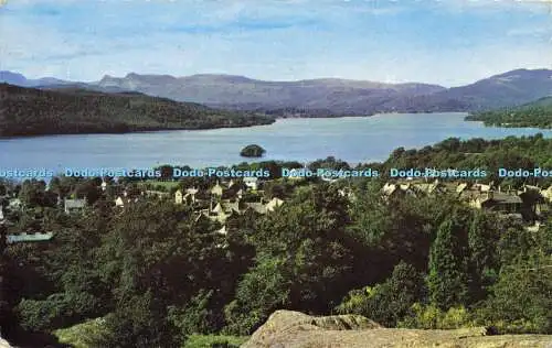 R616407 Lake Windermere from Biskey How 1967