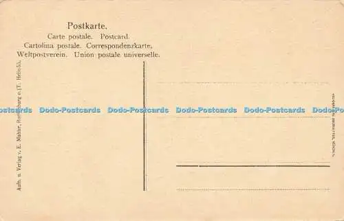 R623328 Rothenburg o T Herrengasse N D Olbild V E Mahler Heliogravure Obernetter