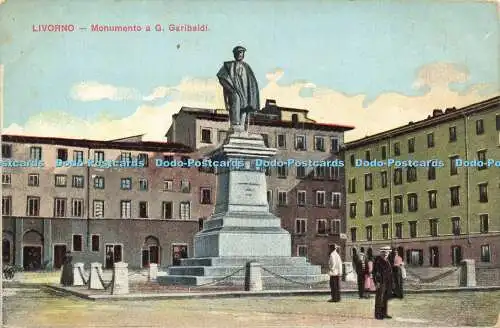 R623330 Livorno Monumento a G Garibaldi Mei Alberto Livorno