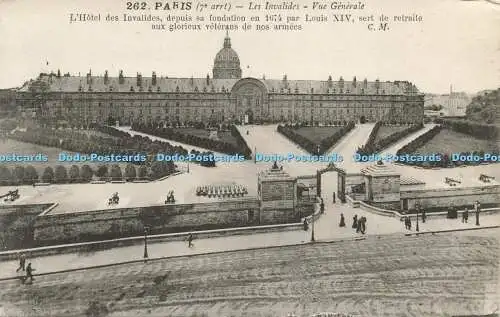 R61899 262 Paris Les Invalides Vue Generale Hotel des Invalides C M