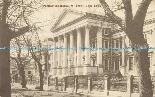 R618905 Parliament House W Front Cape Town John G Bain G W W 1919