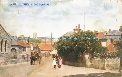 R623338 G 47811 Hythe Nelsons Bridge Celesque Series Photochrom 1915