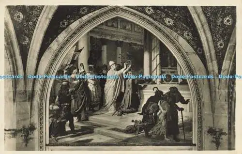 R618919 Bad Aachen Krone Karls d Gr durch Papst Leo den III Im Kronungssaale d