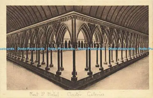 R623357 J P 39 Mont St Michel Abbey Galleries of Cloister Edition speciale a lAb