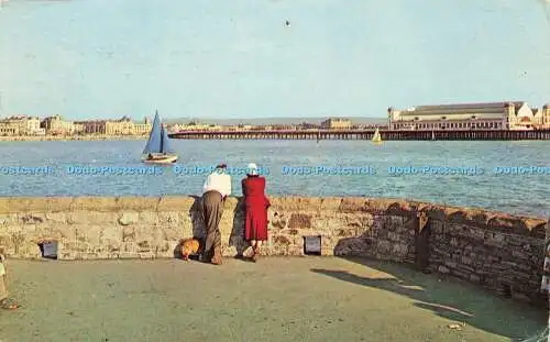 R616441 Grand Pier Weston Super Mare A J Howard Plastichrome Colourpicture Publi