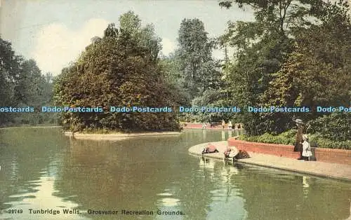 R623363 22749 Tunbridge Wells Grosvenor Recreation Grounds Photochrom 1918