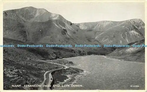 R620957 Nant Francon Pass und Llyn Ogwen W 6059 Silberne Postkarte Valentinstag