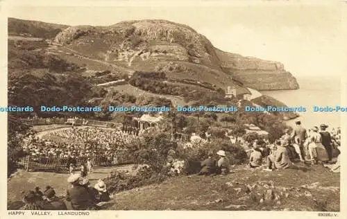 R616455 Happy Valley Llandudno 89286 Valentines Photogravure Series