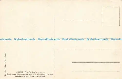 R620966 5454 Tells Apfelschuss Nach dem Wandgemalde von Dr. Stuckelberg in der Te