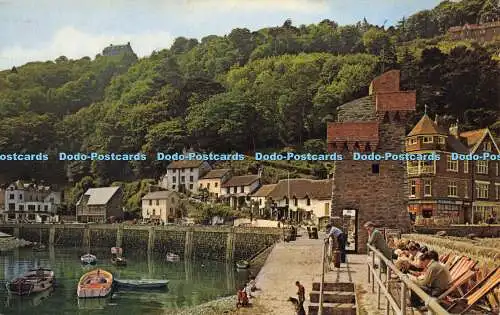 R616461 Harbour Lynmouth 1967