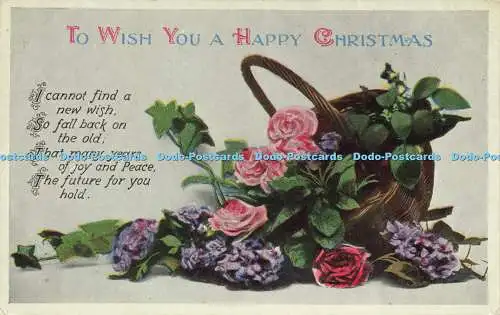 R616469 To Wish You a Happy Christmas I cannot find a new wish so fall back on o