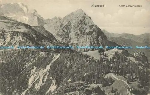 R620979 Kreuzeck Adolf Zoeppritzhaus Nr 7539 Würthle und Sohn 1909 1910