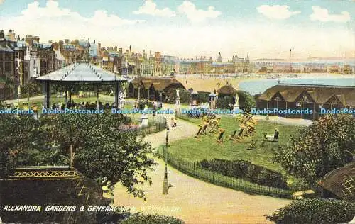 R616490 Alexandra Gardens and General View Weymouth H Cumming Milton