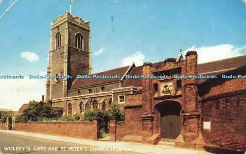 R621000 Wolseys Gate and St Peters Church Ipswich Salmon 1961