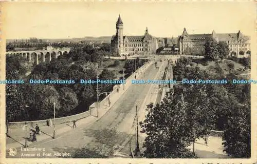 R623413 Nels Luxembourg Avenue et Pont Adolphe E A Schaack