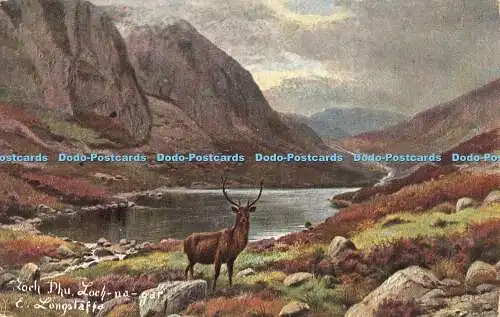 R621005 Loch Dhu Loch na gar E Langstaffe Gemälde S Hildesheimer Nr 5189 1905