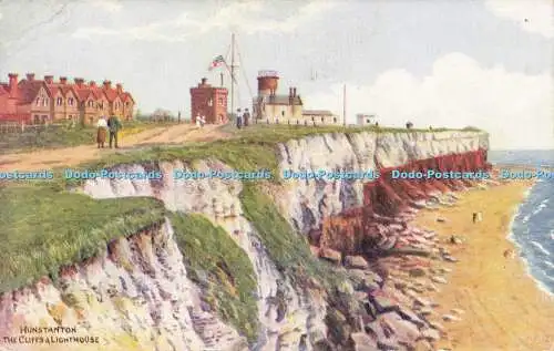 R623453 Hunstanton Cliffs and Lighthouse A R Quinton Salmon 1927