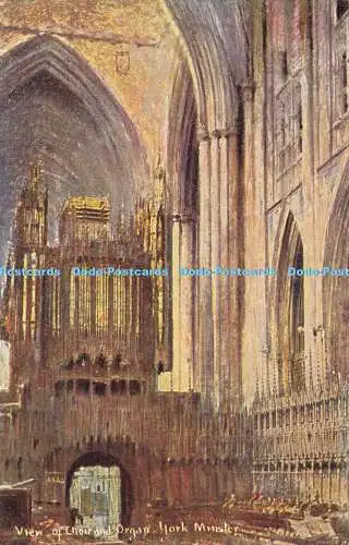 R616535 Ansicht von Chor und Orgel York Minster S Hildesheimer Serie Nr. 5368 Kath