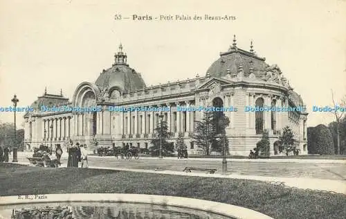 R623496 53 Paris Petit Palais des Beaux Arts E R