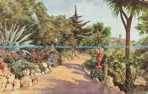 R623501 Torquay Rock Gardens C T Howard Celesque Serie Photochrom 1933