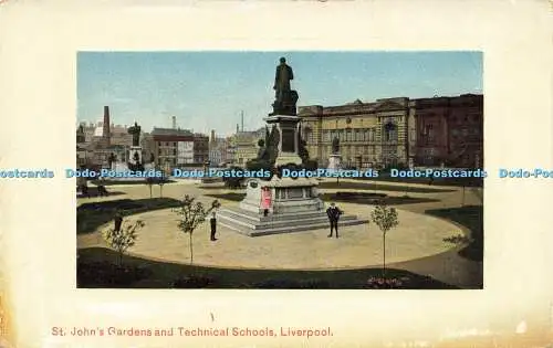 R621084 St Johns Gardens and Technical Schools Liverpool Philip G Hunt