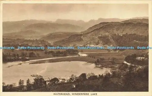 R621089 Waterhead Windermere Lake Photogravure Series Abraham