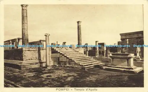 R623526 Pompei Tempio dApollo Tempel des Apollon R und C Richter