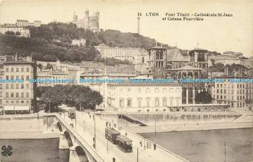 R623531 14 Lyon Pont Tilsitt Kathedrale St Jean et Coteau Fourviere F Pivot