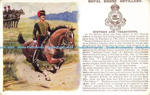 R621134 Royal Horse Artillery History and Traditions Ernest Ibbetson Gale and Po