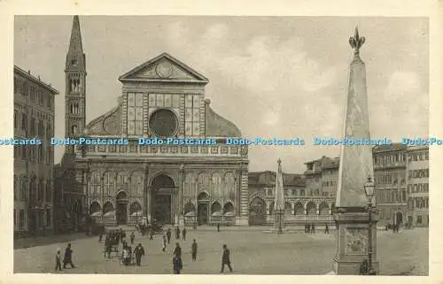 R623568 Firenze Chiesa e Piazza S Maria Novella U M F