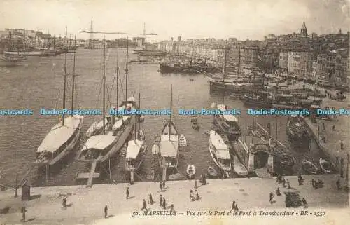 R623572 50 Marseille Vue sur le Port et le Pont a Transbordeur BR 1550 B und G