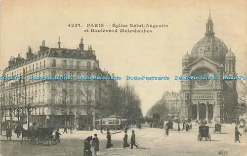 R623579 4257 Paris Eglise Saint Augustin et Boulevard Malesherbes E L D Imp E Le