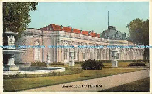 R621222 Sanssouci Potsdam Fine Art Postkarten Christliche Romane Verlag 1913