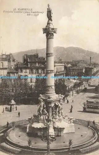 R623671 58 Marseille Fontaine Cantini Place Castellane BR 1558 B und G Lyon