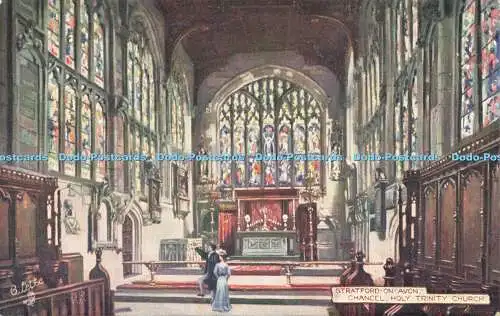 R621272 Stratford on Avon Chancel Holy Trinity Church Shakespeares Country Ser V