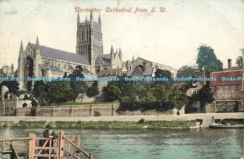 R621294 10344 Worcester Cathedral aus S W