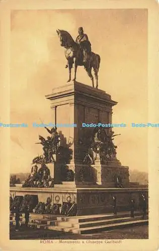 R623696 Roma Monumento a Giuseppe Garibaldi Edizione Riservata E G D V