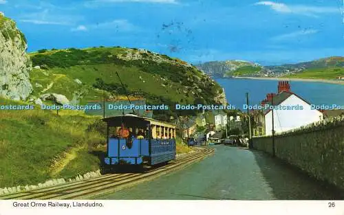 R616823 Great Orme Railway Llandudno 26 Color Gloss View Series Bamforth 1983