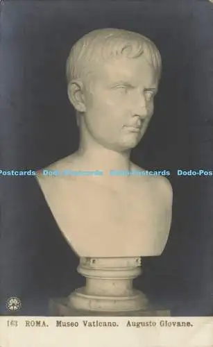 R623759 163 Roma Museo Vaticano Augusto Giovane N P G Skulptur