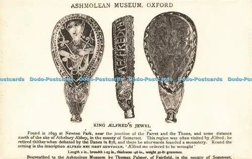 R623794 Ashmolean Museum Oxford King Aelfreds Jewel Thomas Palmer of Fairfield D