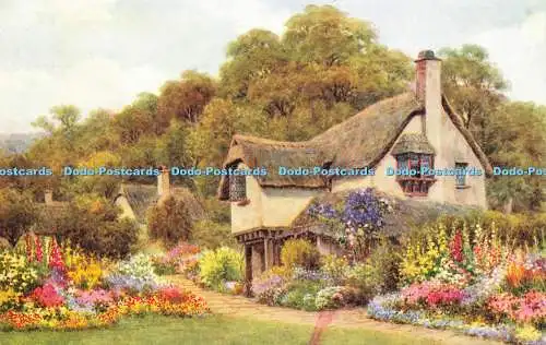 R616882 An Old Cottage Selworthy A R Quinton Salmon