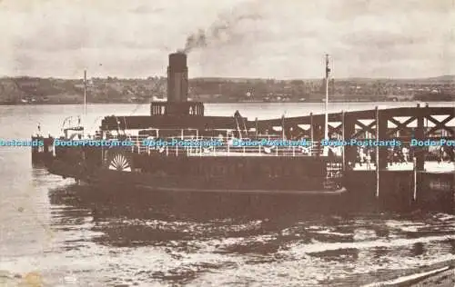 R616908 C5 B 1 Nairn at Newport Pier in 1950s N B Traction Group Dundee