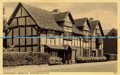 R623947 Shakespeares Geburtsort Stratford Upon Avon 213 H und J Busst Coventry