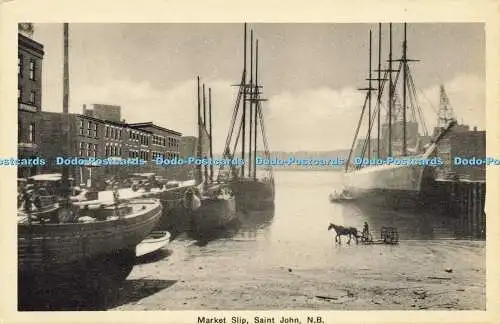 R623957 Market Slip Saint John N B Beautiful New Brunswick Series