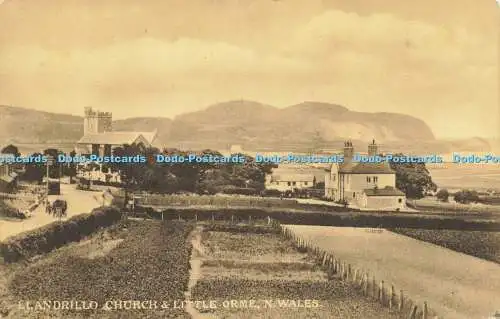 R623997 Llandrillo Church and Little Orme N Wales Brown and Rawcliffe 1911