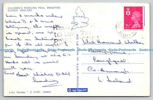 R738059 England Brighton Sussex Kinder Planschbecken N P O Belfast