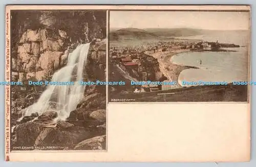 R740272 Aberystwyth Pont Erwyd Falls Tuck County Postkarte Nr. 3152 Mehrfachansicht