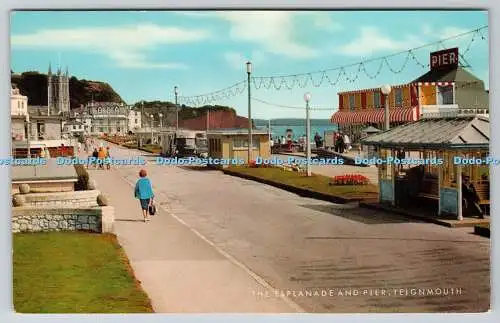 R740277 Teignmouth The Esplanade and Pier J Salmon Sevenoaks