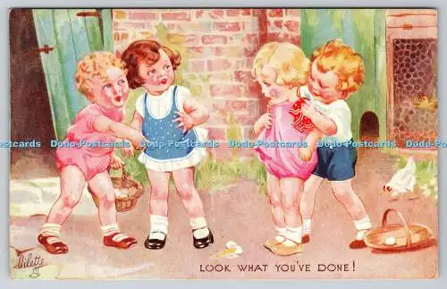 R740293 Look What You ve Done Happy Childhood Tuck Oilette No 3035