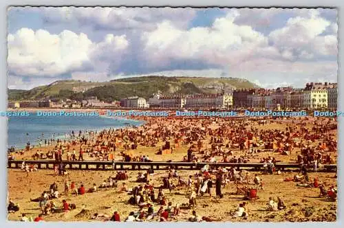 R738175 Llandudno The Beach and Promenade Colour Master Photo Precision 1963